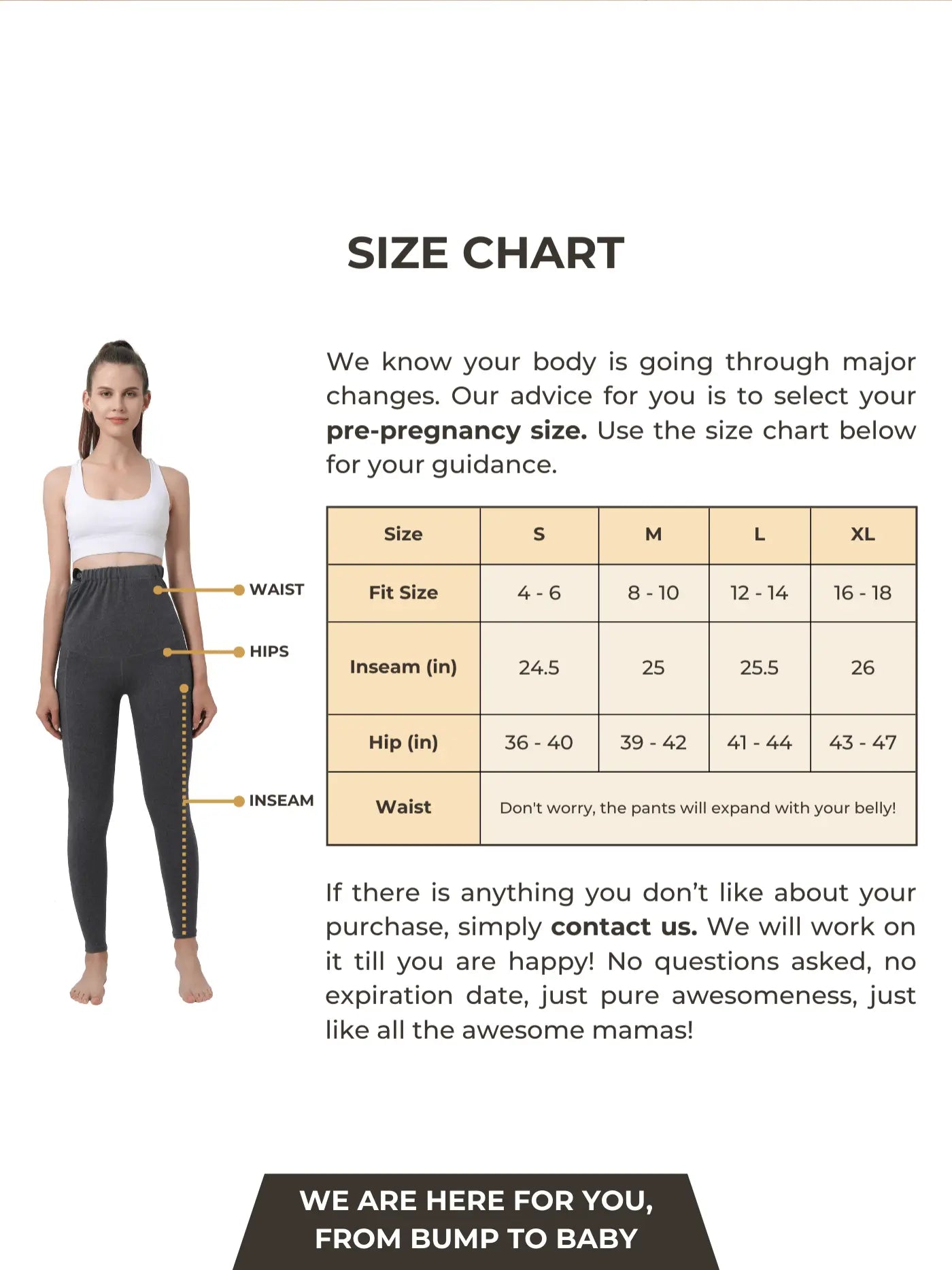 Maternity Yoga Pants with Pockets for Pregnant Moms Workout Pilates Gym Pregnancy Gift Baby Shower Pregnant Leggings for Expectant Moms Bella's Shaper