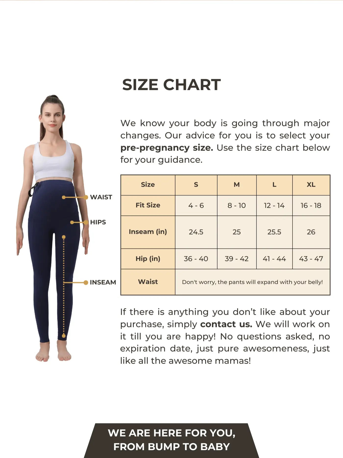 Maternity Yoga Pants with Pockets for Pregnant Moms Workout Pilates Gym Pregnancy Gift Baby Shower Pregnant Leggings for Expectant Moms Bella's Shaper