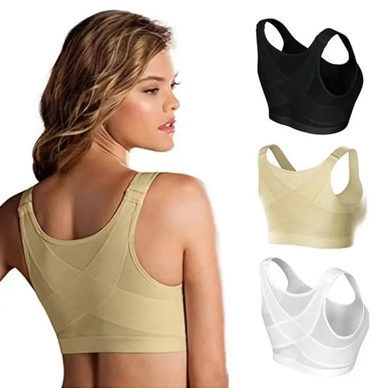 “Improve your posture effortlessly with our front-support posture corrector. Feel confident and aligned! 💪 #Bellasshaper”